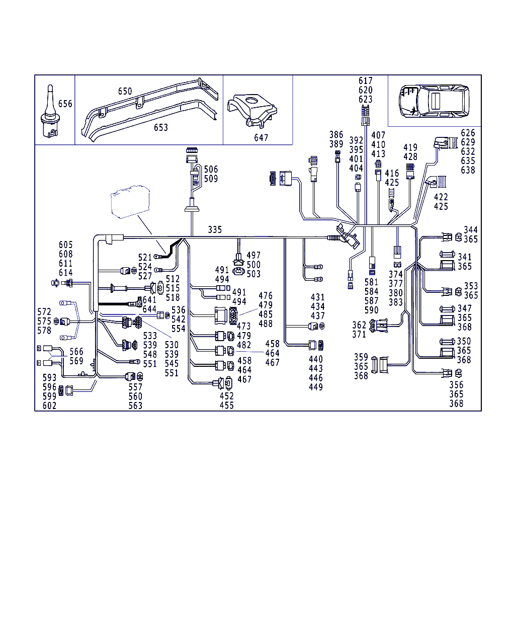 Mercedes-Benz A 210 540 36 81 - Kaabli remondikomplekt, esituli parts5.com