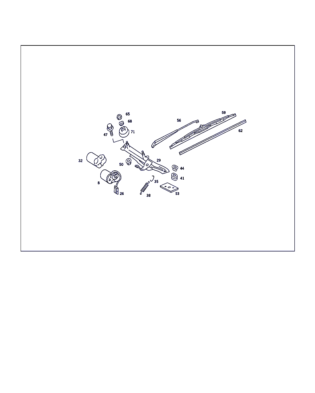 Mercedes-Benz A 126 820 03 45 - Μάκτρο καθαριστήρα parts5.com