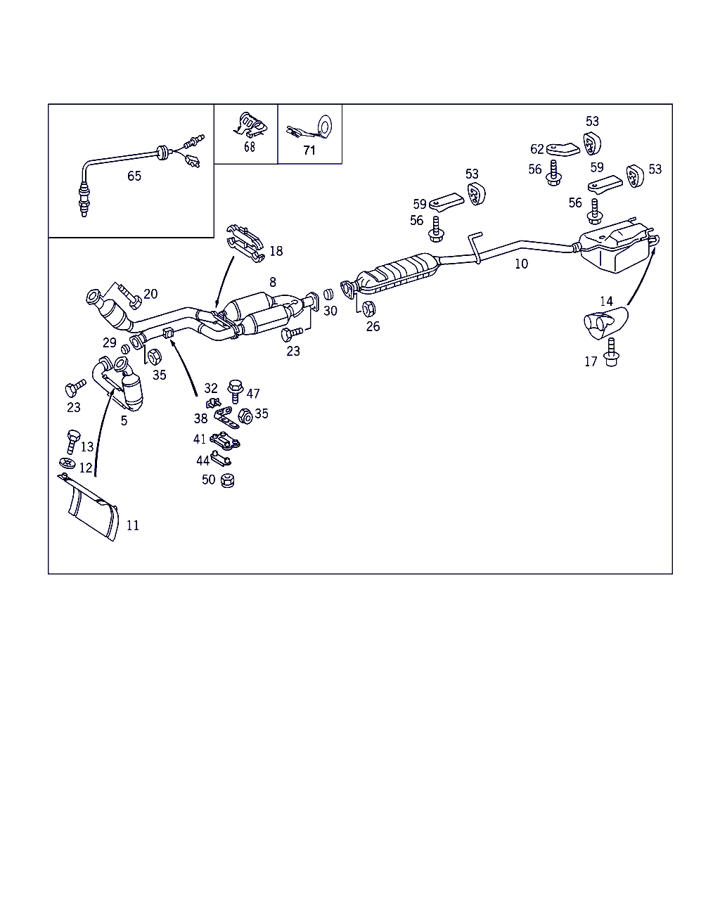 Mercedes-Benz A 001 540 08 17 - Lambda-sonda parts5.com