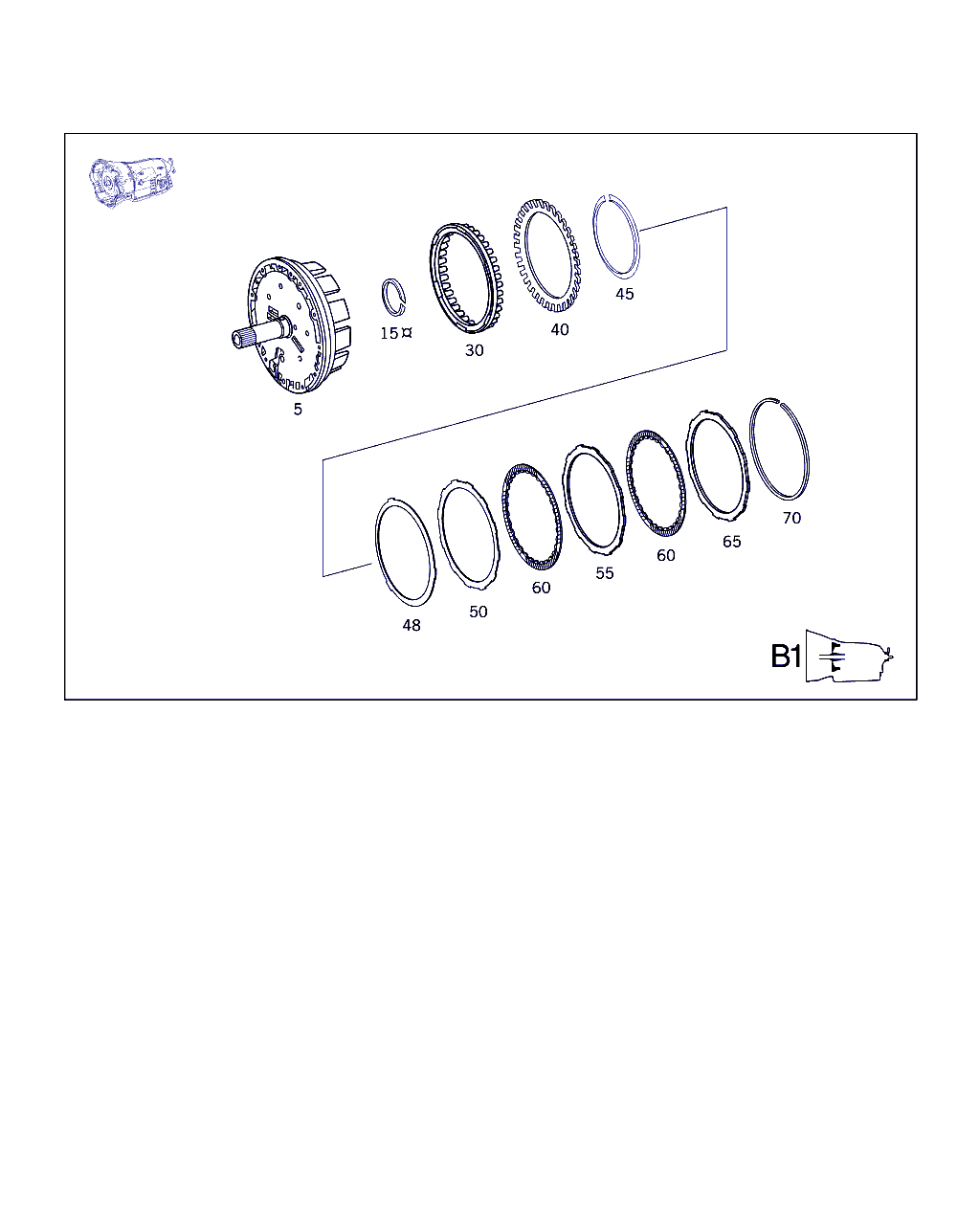 Mercedes-Benz A 140 272 00 25 - Lamele frictiune, cutie automata parts5.com