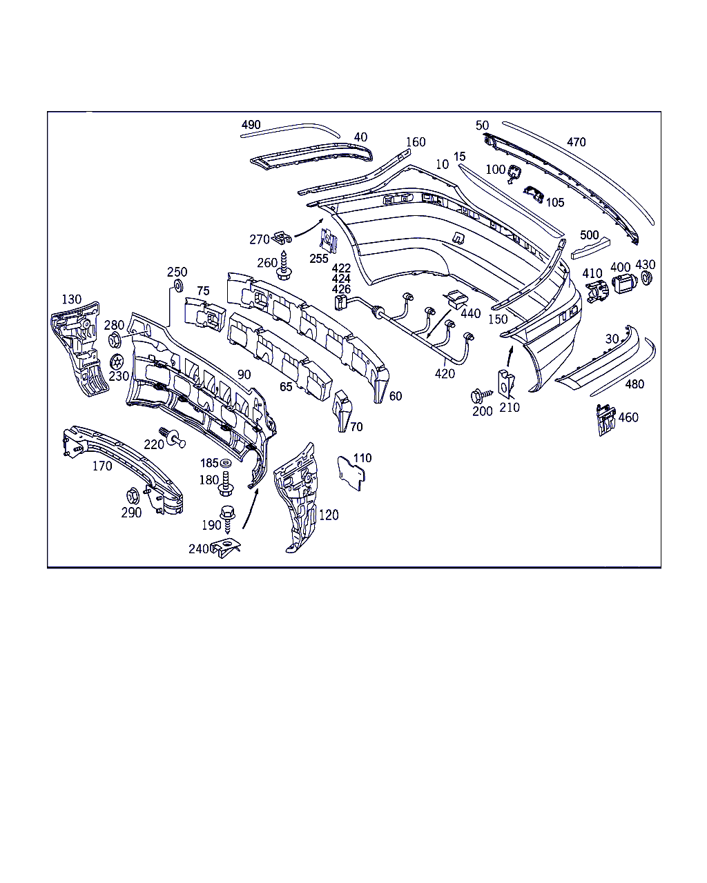 Mercedes-Benz A 002 994 39 45 - Zarnica, dnevna luc za voznjo parts5.com