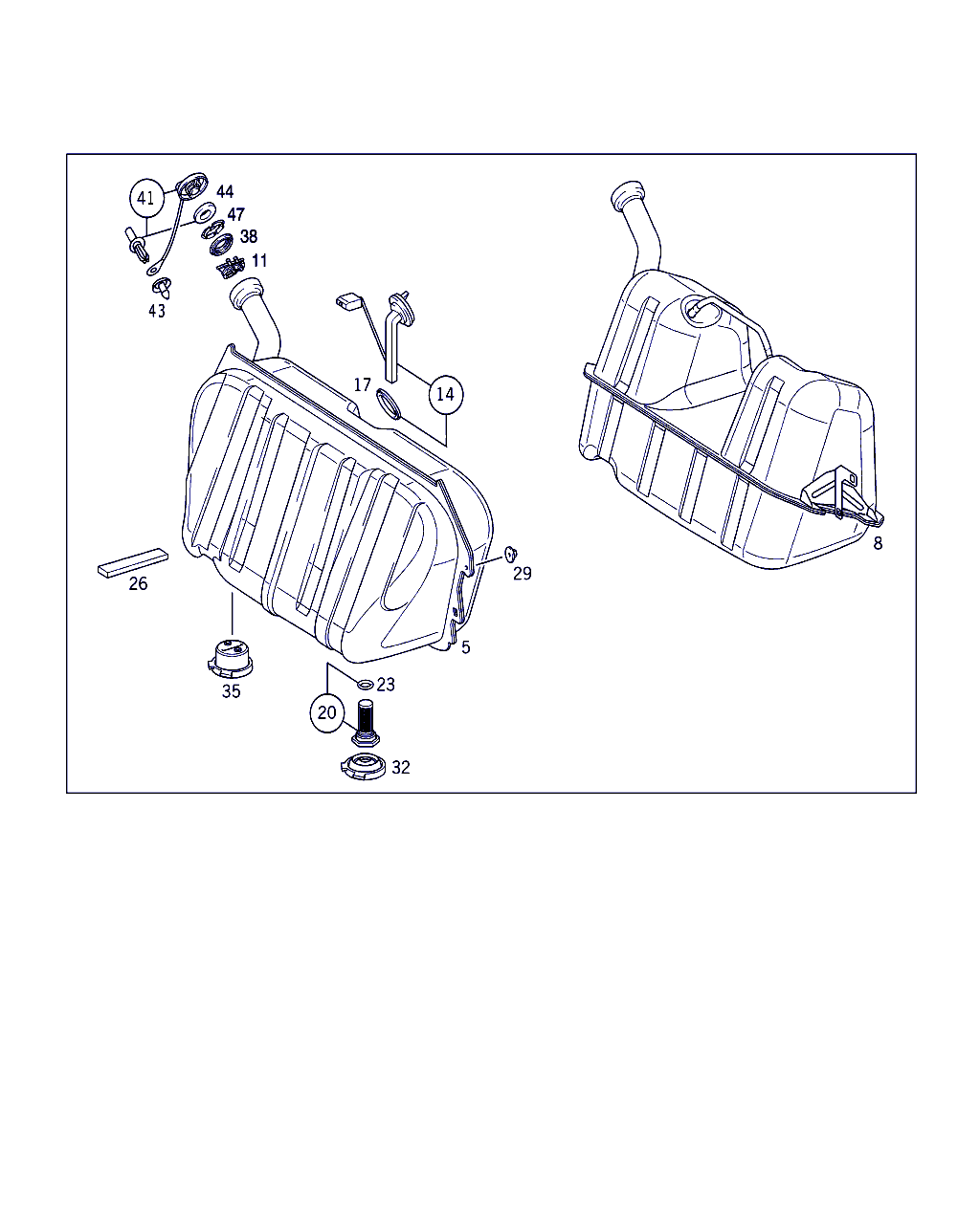 Mercedes-Benz A 000 990 33 50 - Stezna obujmica parts5.com