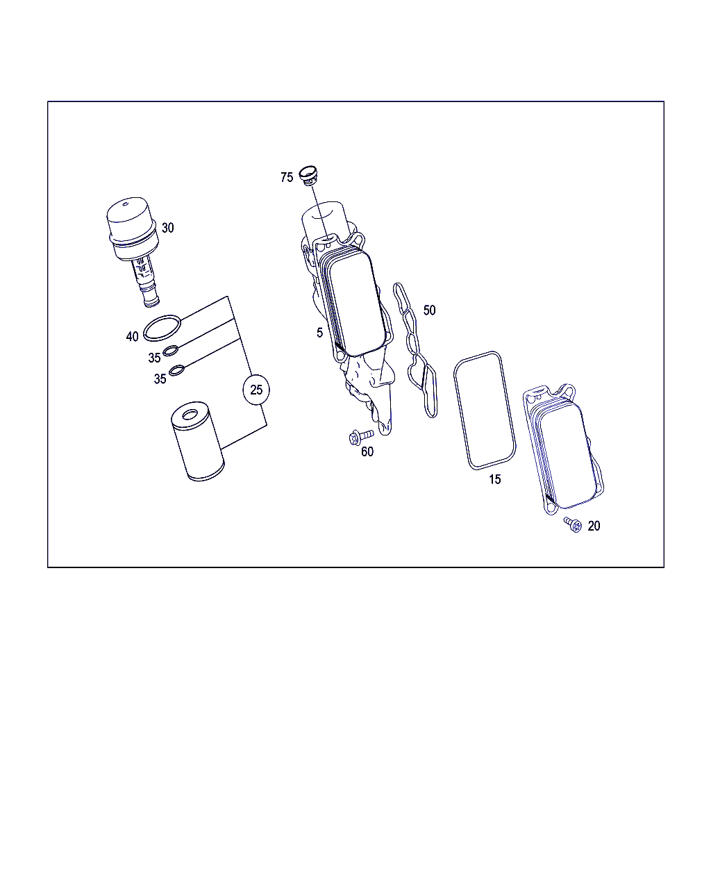 Mercedes-Benz A 272 184 02 80 - Φλάντζα, ψυγείο λαδιού parts5.com