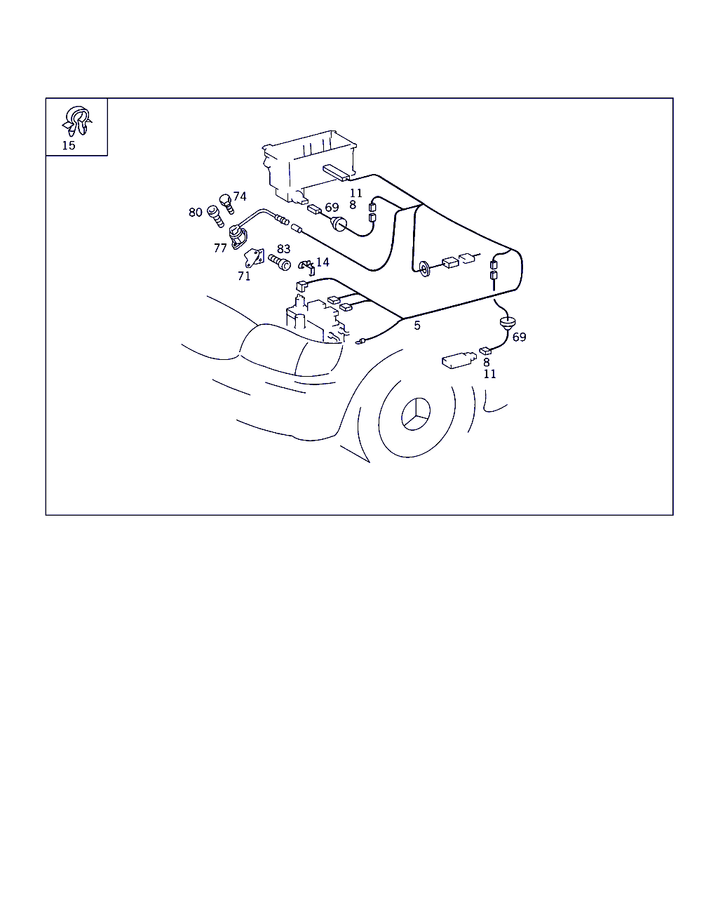 Mercedes-Benz A 000 995 62 44 - CLAMP parts5.com