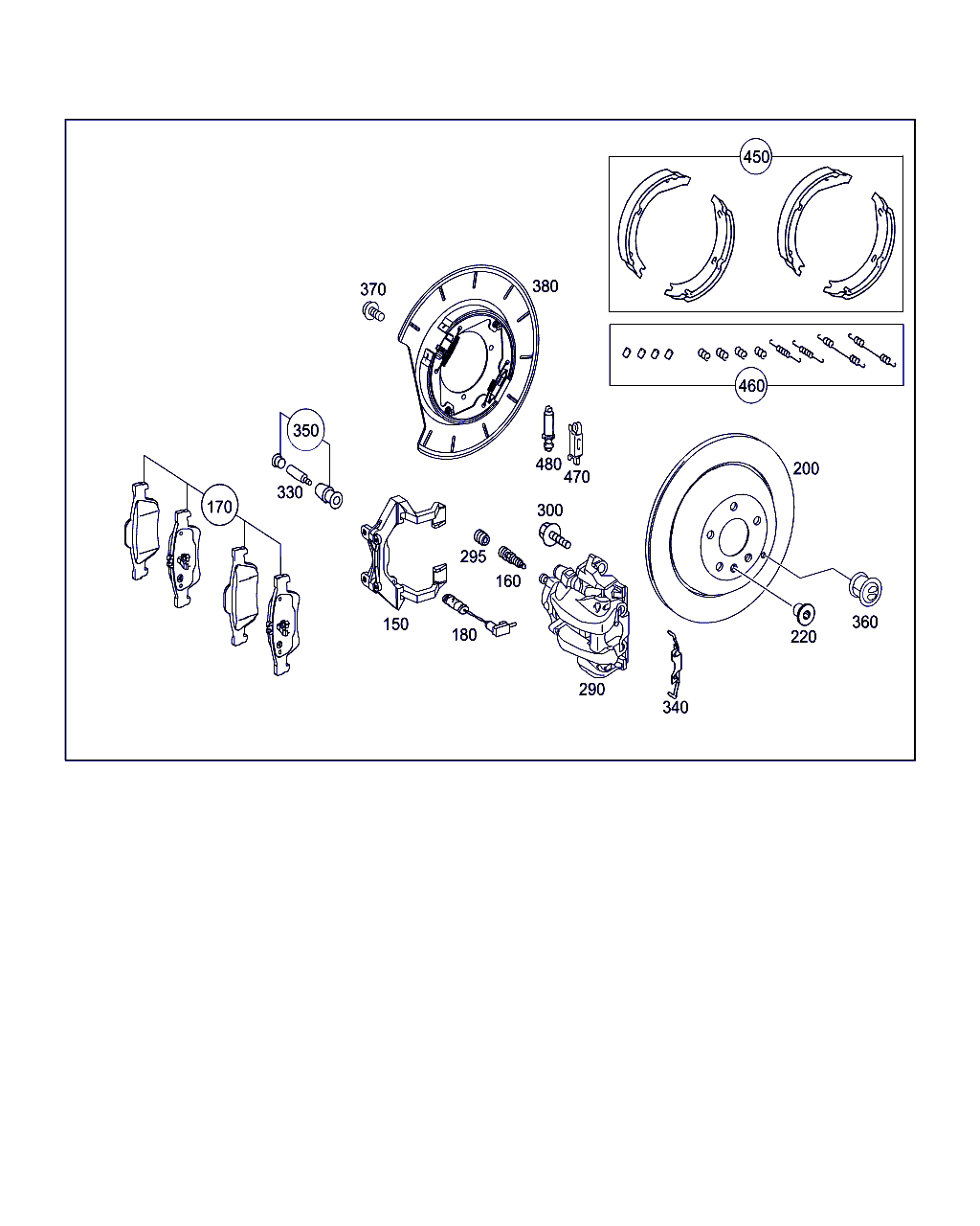 Mercedes-Benz A 004 420 40 83 - Brzdový strmeň parts5.com