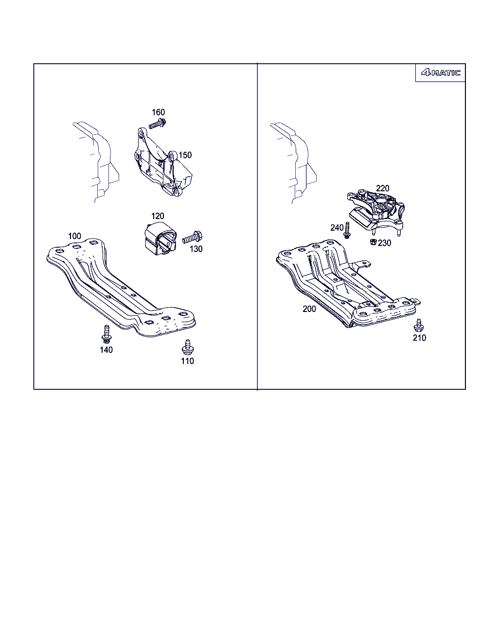 Mercedes-Benz A 212 240 04 18 - Ulożenie manuálnej prevodovky parts5.com