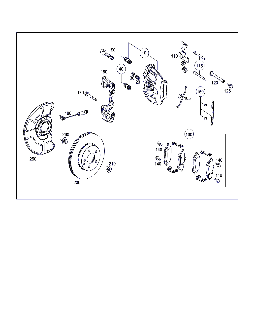 Mercedes-Benz A 204 421 35 81 - Fren kaliperi parts5.com