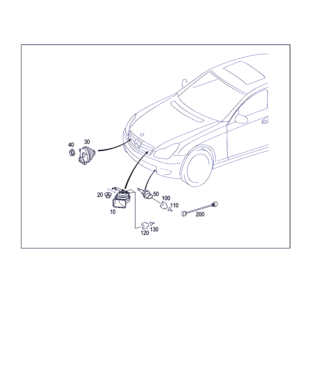 Mercedes-Benz A 005 542 38 20 - Claxon parts5.com