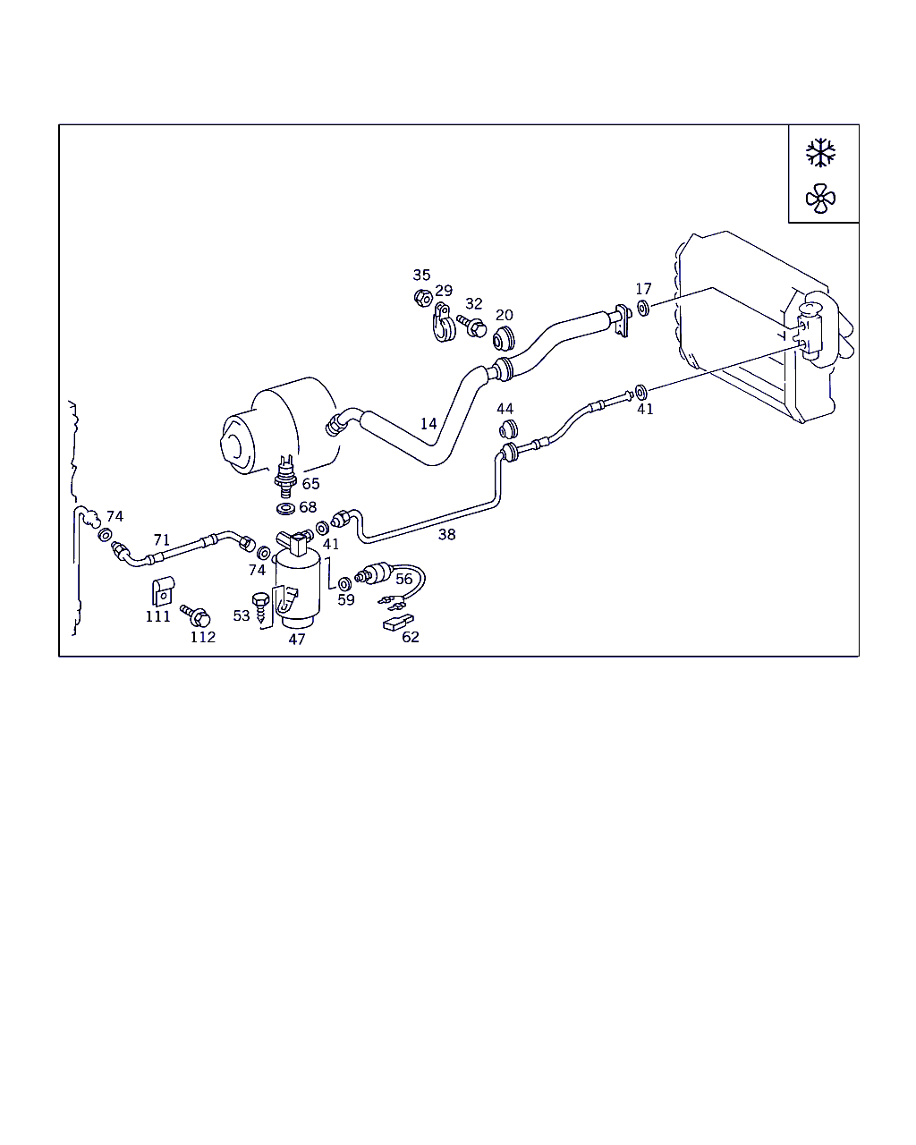 Mercedes-Benz A 124 830 02 83 - Uscator,aer conditionat parts5.com