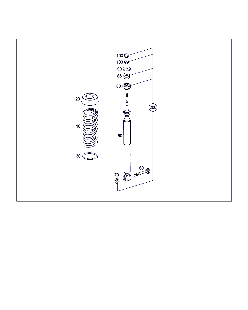 Mercedes-Benz A 203 324 05 04 - Coil Spring parts5.com