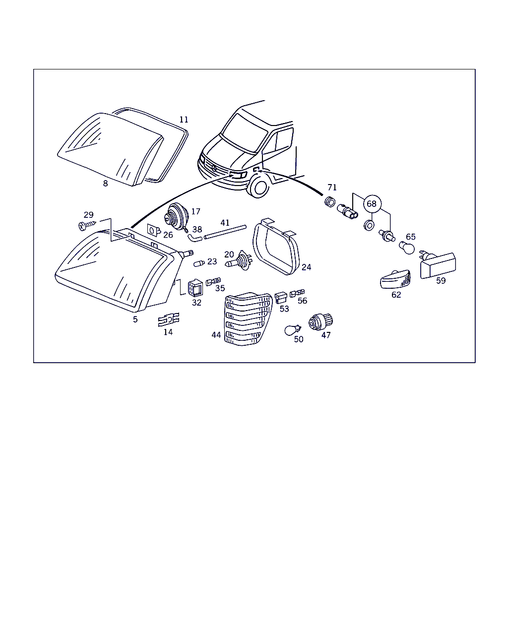 Mercedes-Benz A 901 820 01 21 - Semnalizator parts5.com