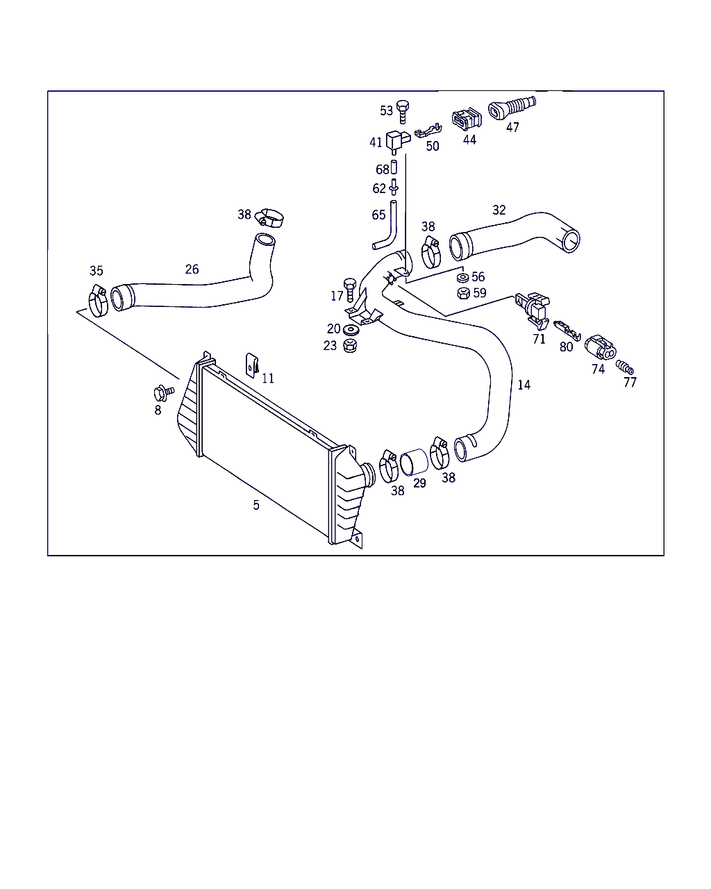 Mercedes-Benz A 901 528 22 82 - Furtun ear supraalimentare parts5.com