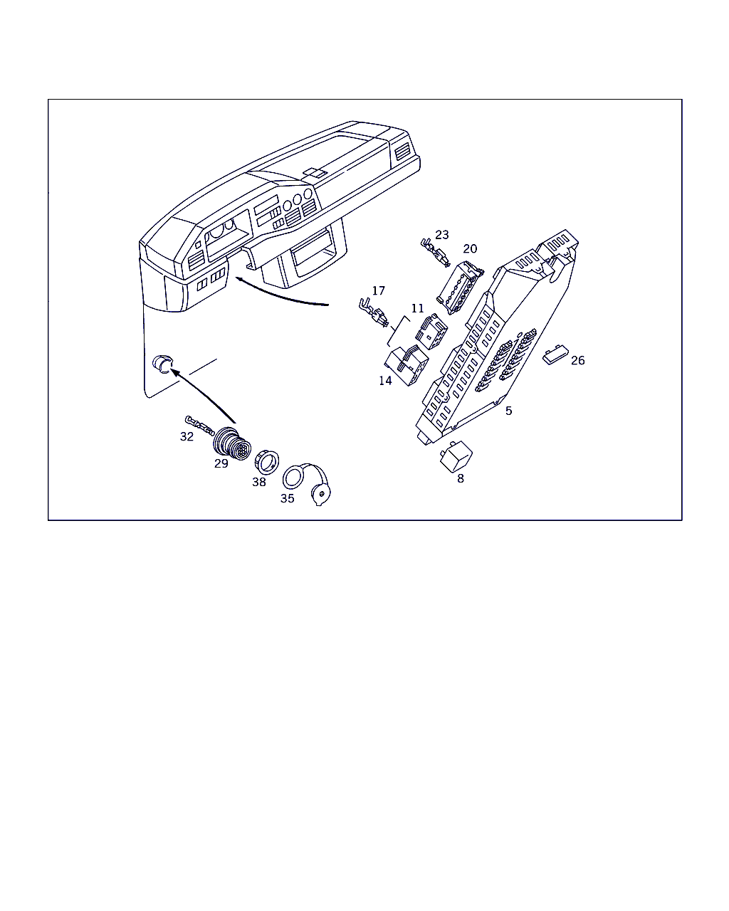 Mercedes-Benz A 003 545 86 05 - Releu multifunctional parts5.com