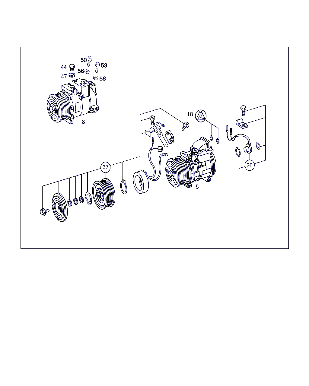 Mercedes-Benz A 000 230 39 11 - Compresor, climatizare parts5.com