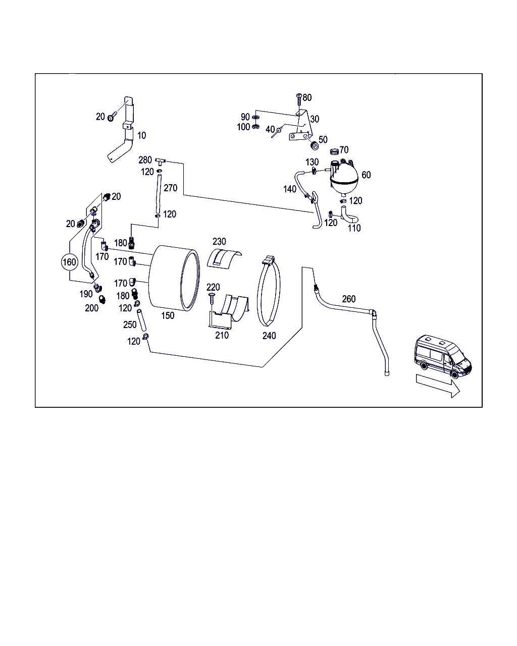 Mercedes-Benz A 169 500 01 49 - Zbiorniczek wyrównawczy, płyn chłodzący parts5.com