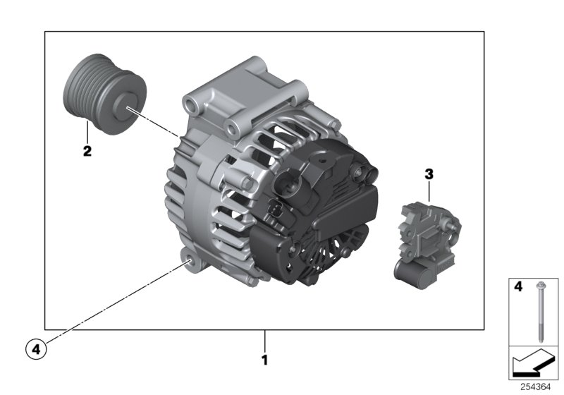 Mini 12 31 7 615 484 - Alternador parts5.com