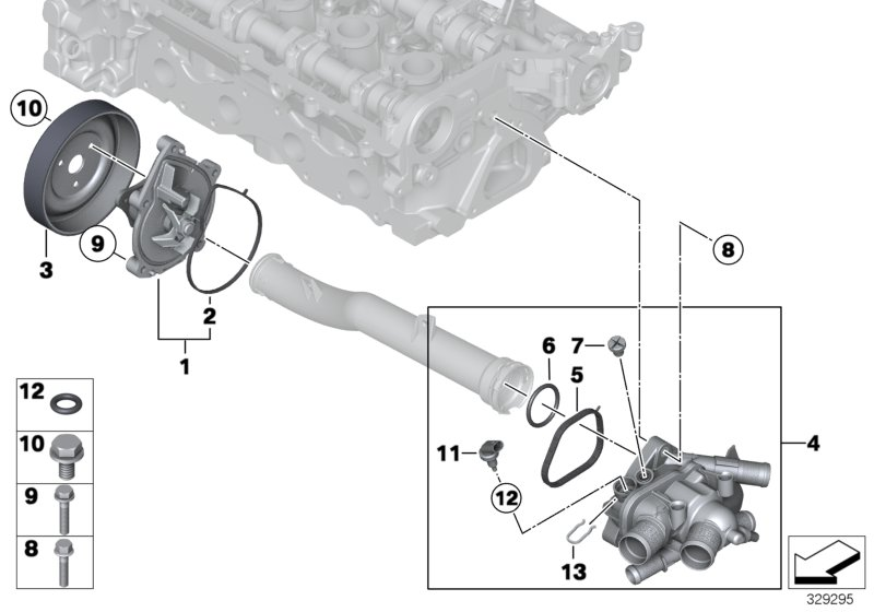 Mini 11 51 7 648 827 - Pompa apa parts5.com