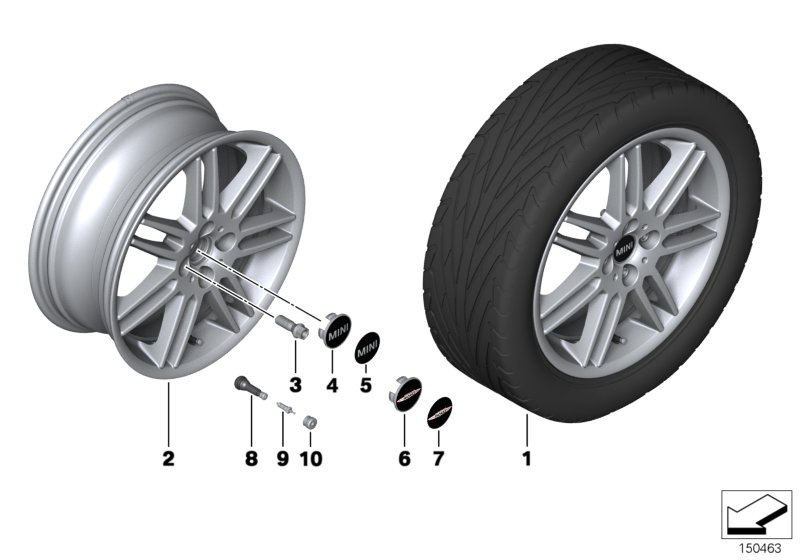 BMW 36 13 6 781 151 - Болт на колелото parts5.com