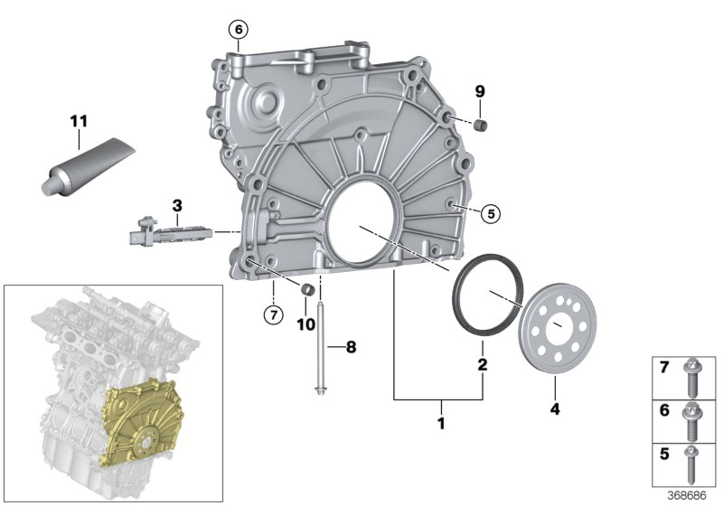 BMW 13 62 7 806 782 - Sensor, crankshaft pulse parts5.com