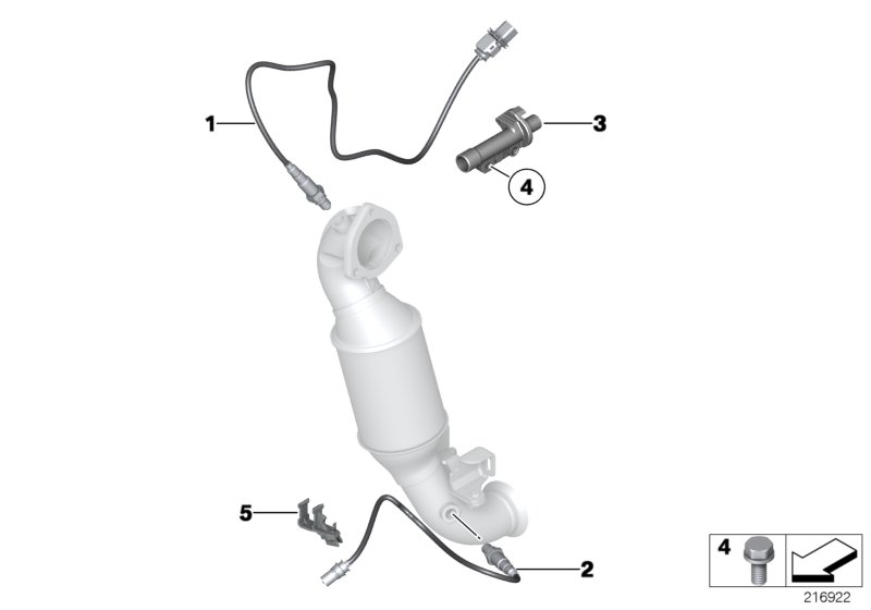 BMW 11787576673 - Αισθητήρας λάμδα parts5.com