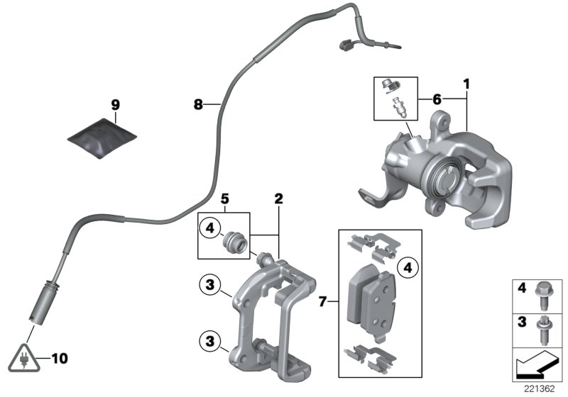 BMW 34 21 9 804 731 - Bremssattel parts5.com