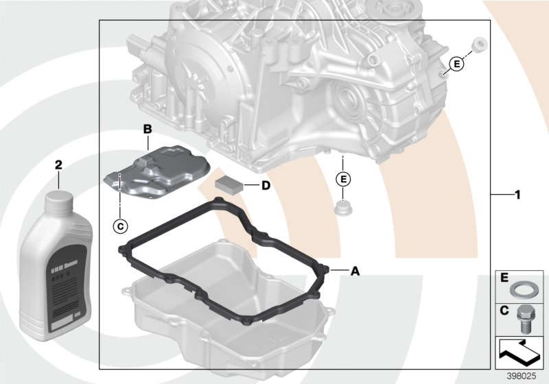 BMW 83 22 7 542 290 - Aceite para transmisión automática parts5.com