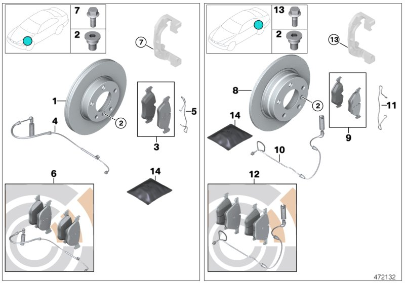 BMW 34356761448 - Senzor de avertizare,uzura placute de frana parts5.com