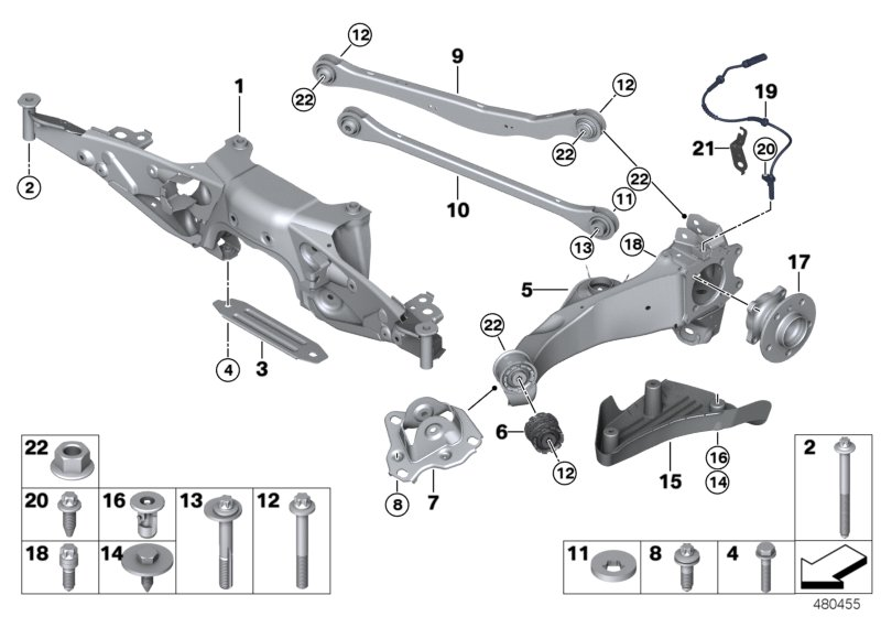 Mini 33416858086 - Set rulment roata parts5.com