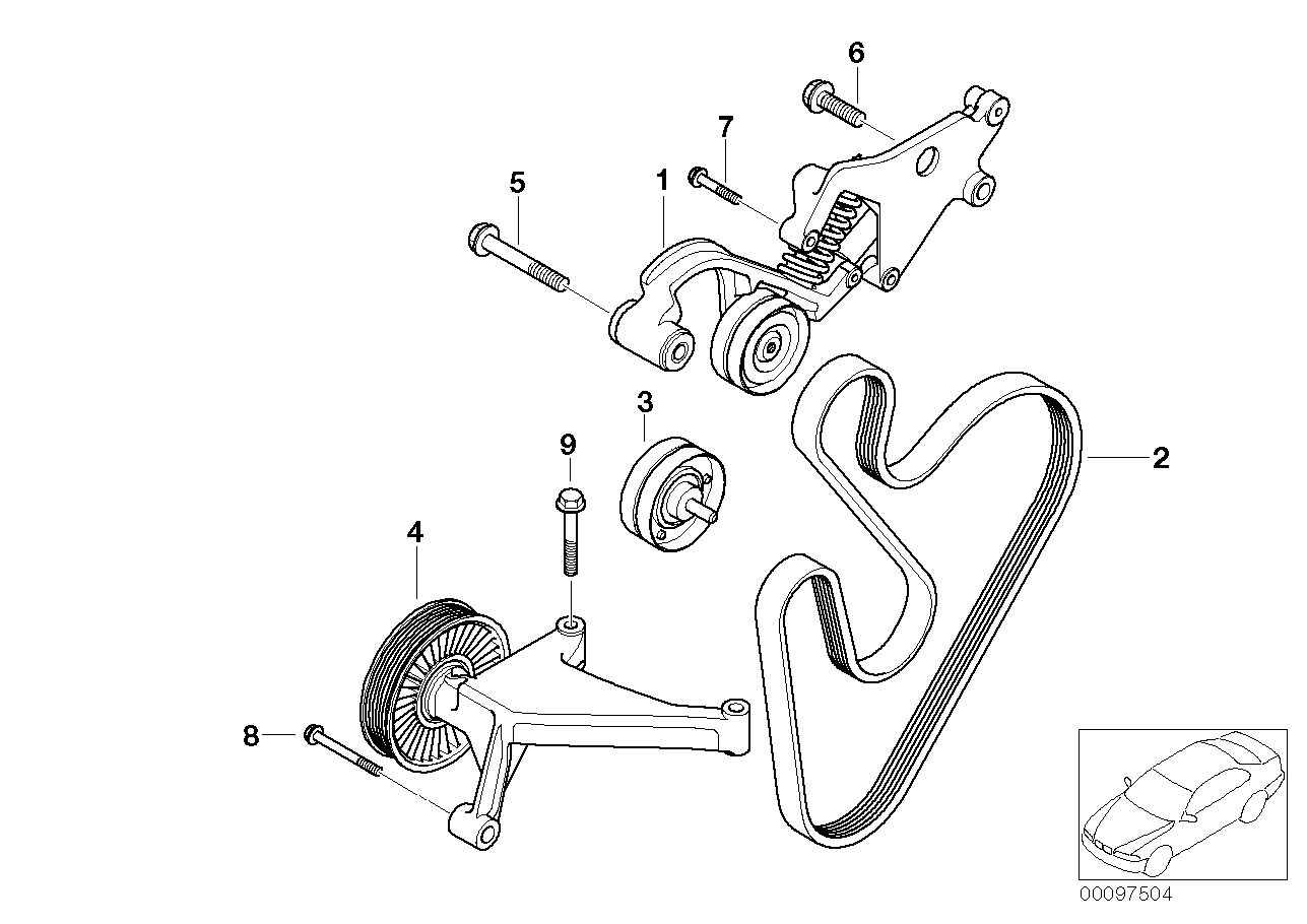 Mini 11 28 7 520 199 - Klinasti rebrasti remen parts5.com