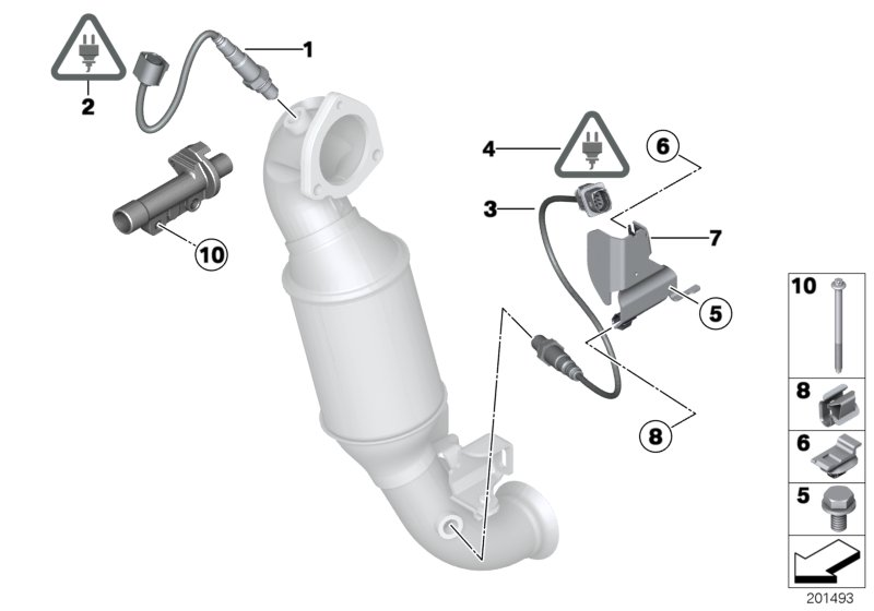 BMW 11787549860 - Lambda Sensor parts5.com