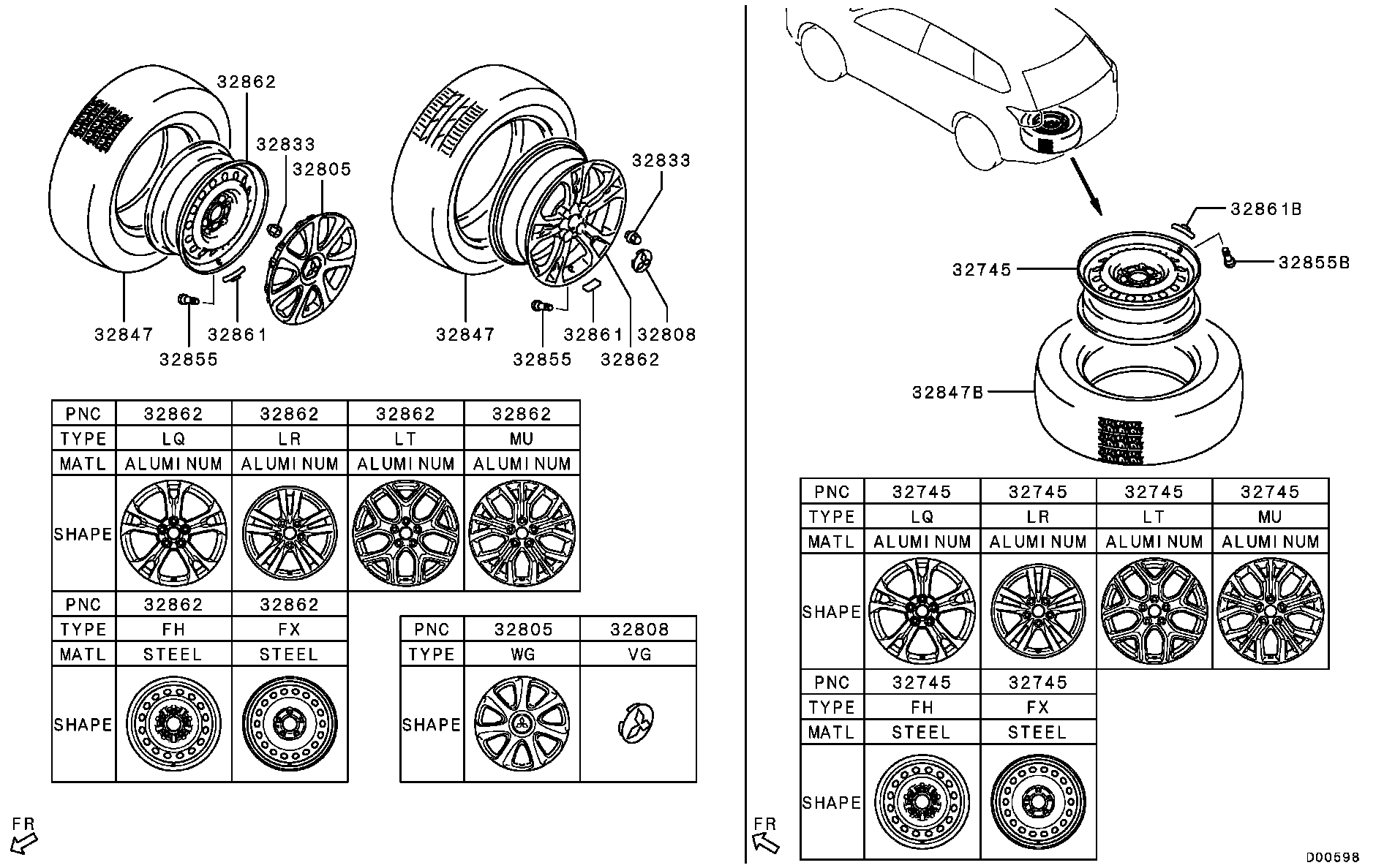 Mitsubishi 3880A007 - Navrtka točka parts5.com