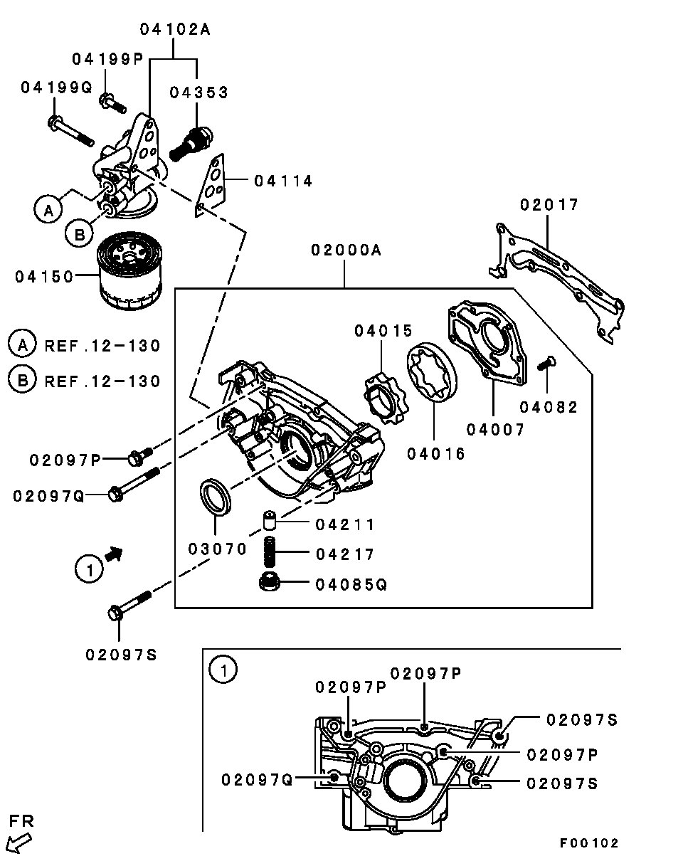 MITSUBISHI (BBDC) MD35 2626 - OIL FILTER parts5.com