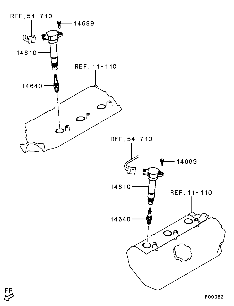 Mitsubishi 1822 A002 - Zapaľovacia sviečka parts5.com