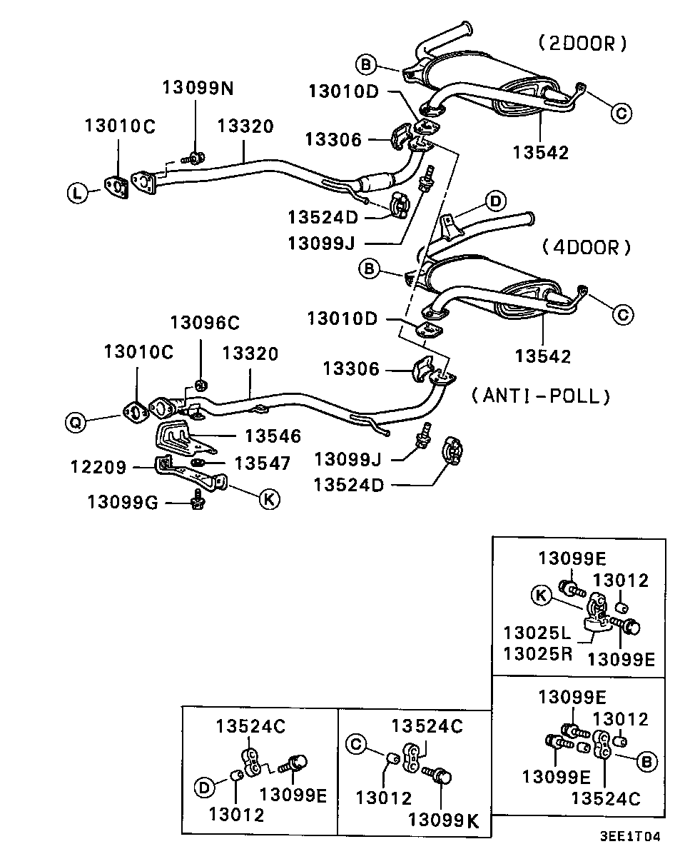 Mitsubishi MB612148 - Лагерна втулка, стабилизатор parts5.com