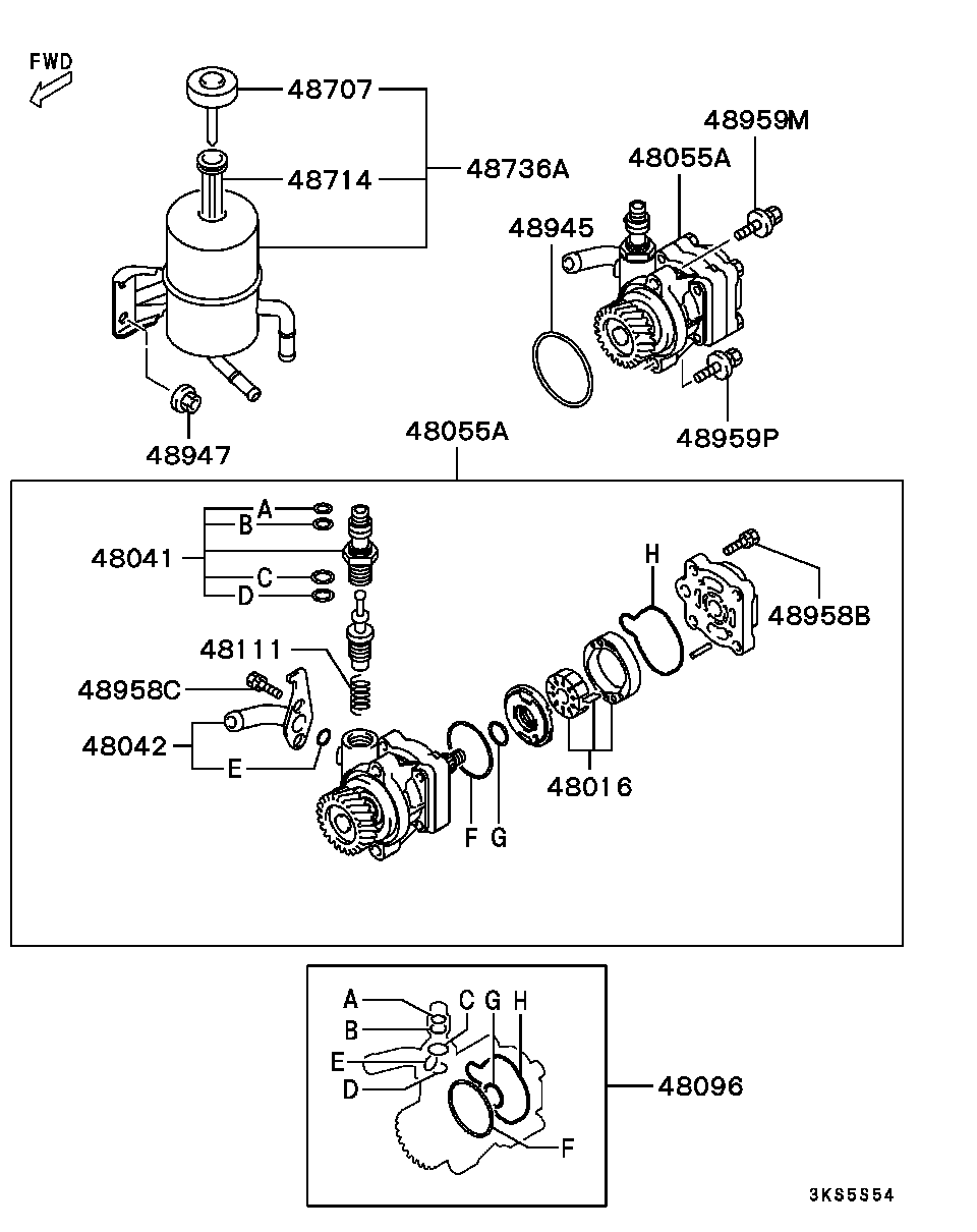 Mitsubishi MF520407 - Tömítőgyűrű parts5.com