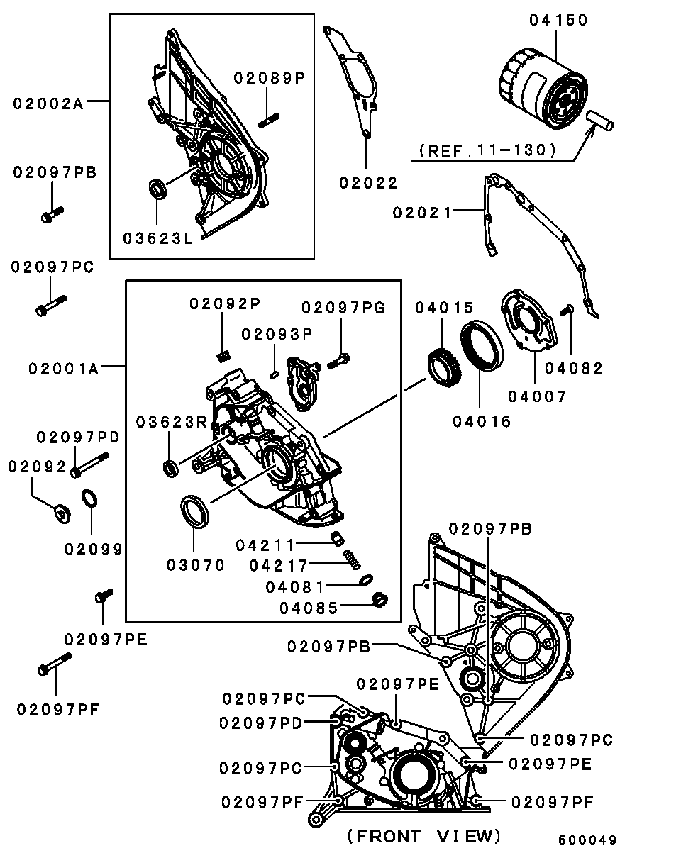 Chrysler MD013661 - Маслен филтър parts5.com