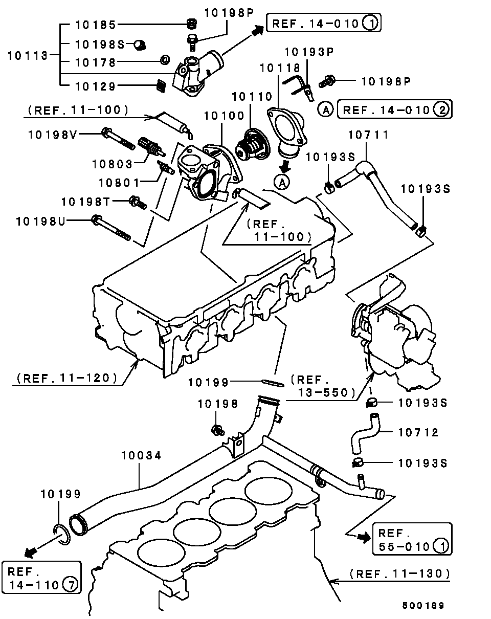 CHERY MD315301 - Thermostat, coolant parts5.com