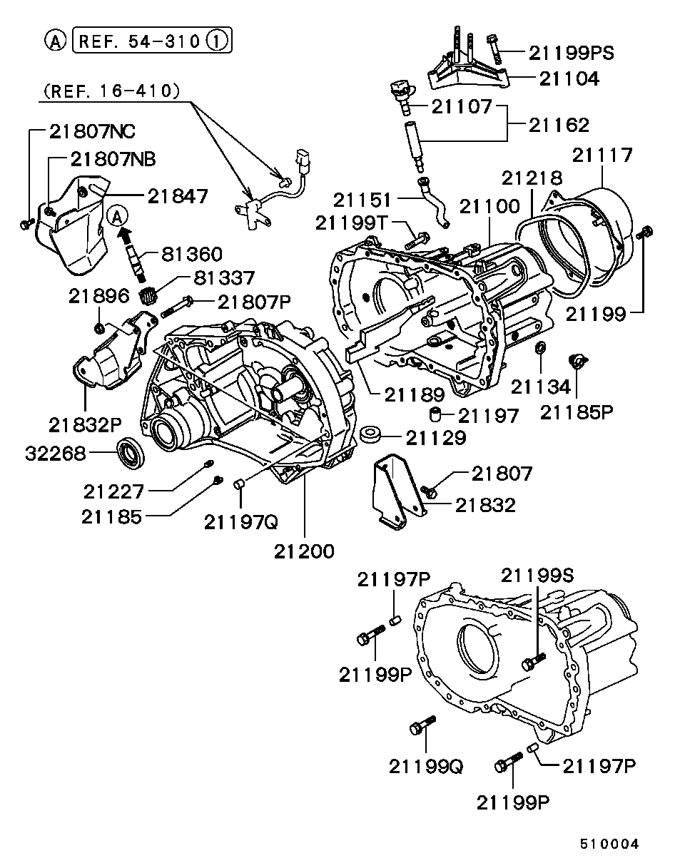 Mitsubishi M819932 - Simering, diferential parts5.com