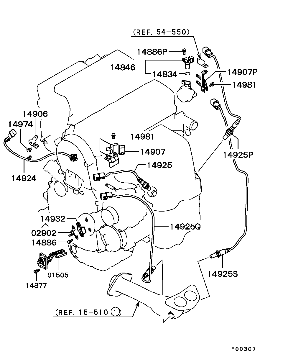 Mitsubishi MN176515 - Αισθητήρας λάμδα parts5.com