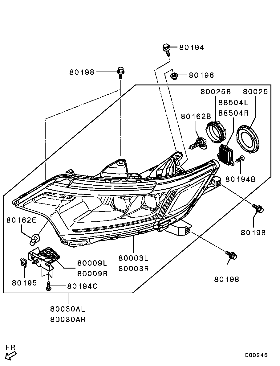 Mitsubishi MS820029 - Крушка с нагреваема жичка parts5.com