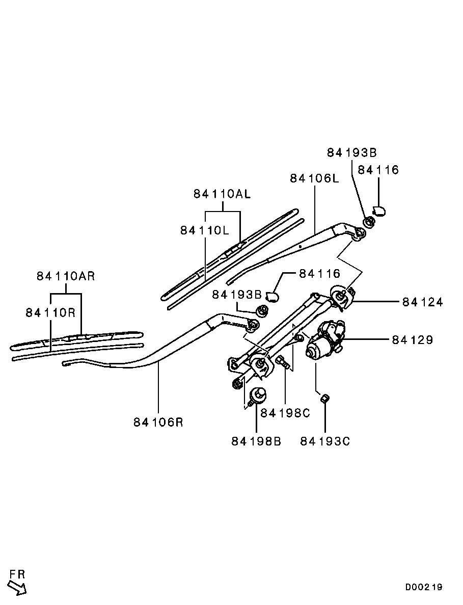 Mitsubishi 8250A753 - Limpiaparabrisas parts5.com