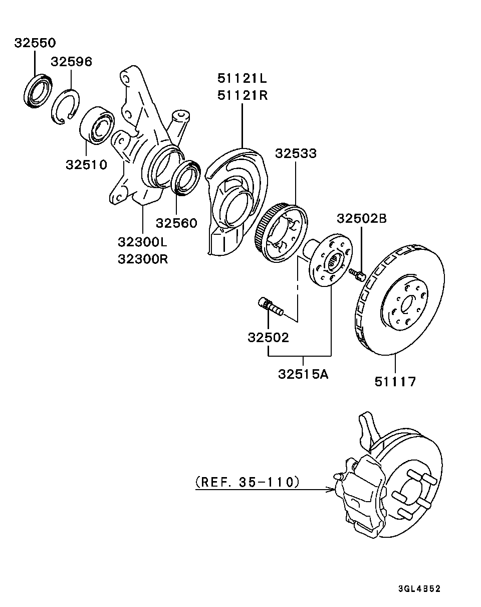 Chrysler MB303865 - Komplet ležaja točka parts5.com