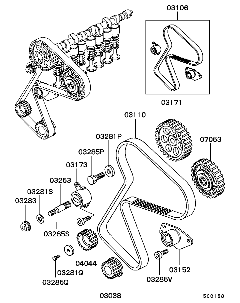 Mitsubishi M343741 - Pingutusrull,Hammasrihm parts5.com