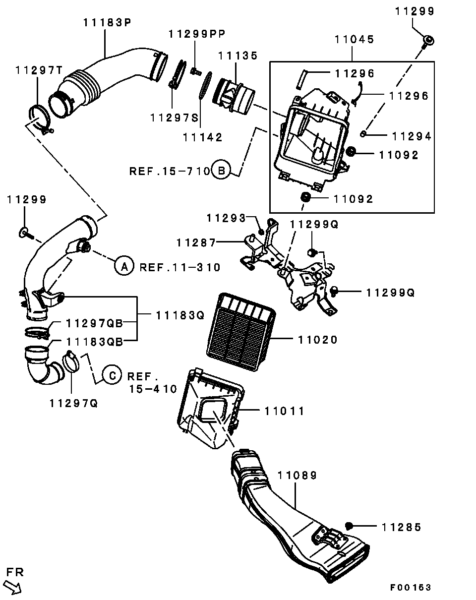 Chrysler 1500A086 - Filtru aer parts5.com