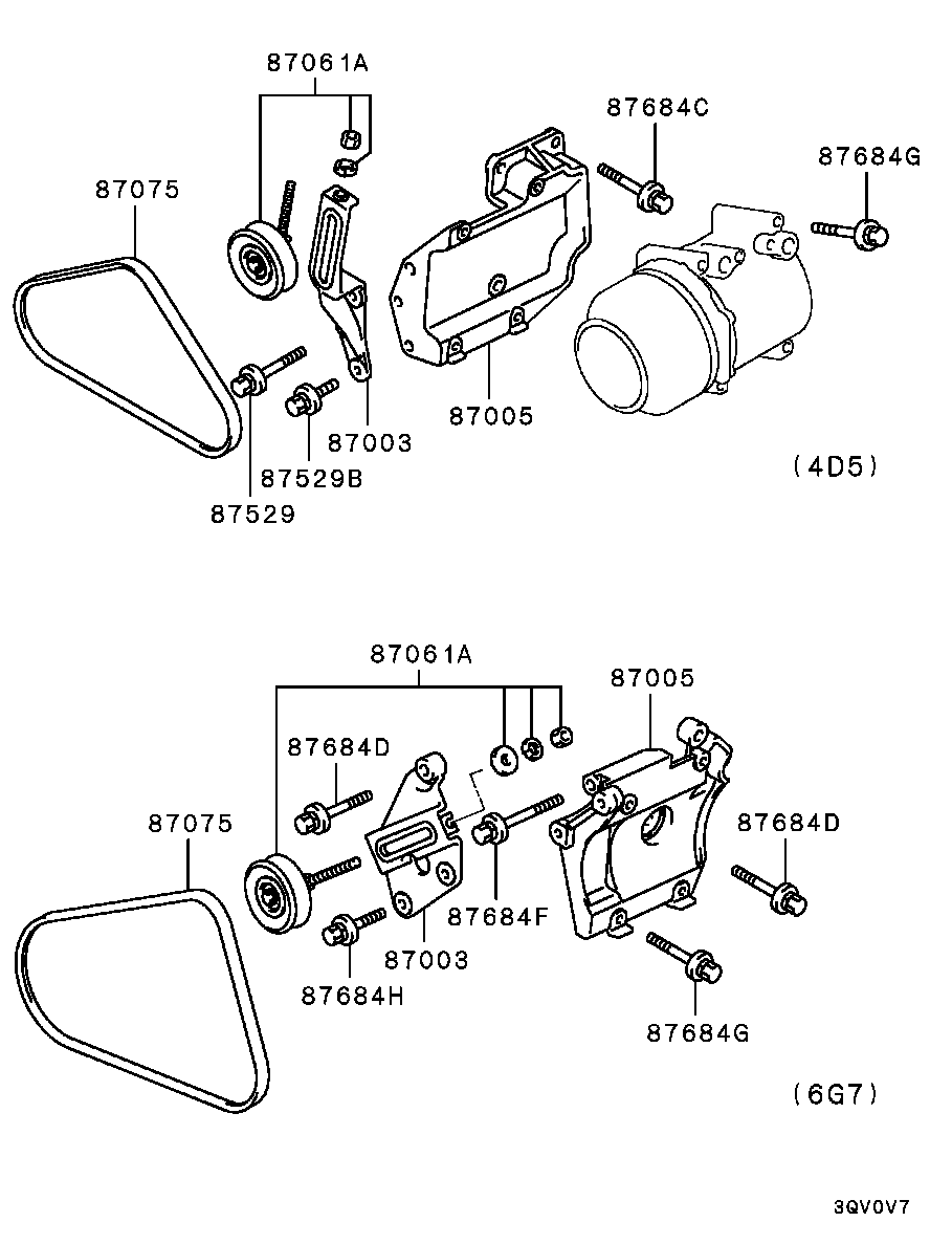 Mitsubishi MB272651 - Courroie trapézoïdale parts5.com