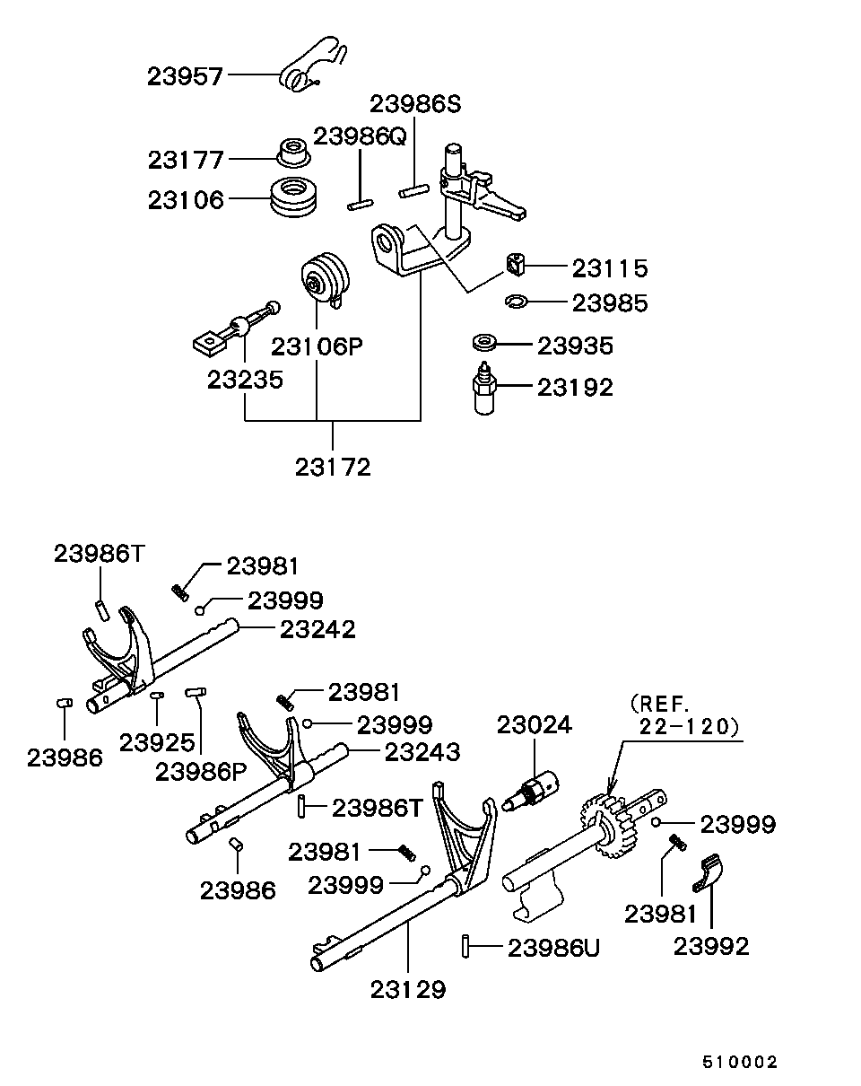 Mitsubishi MW 30899625 - Prekidač, svjetlo za vožnju unatrag parts5.com