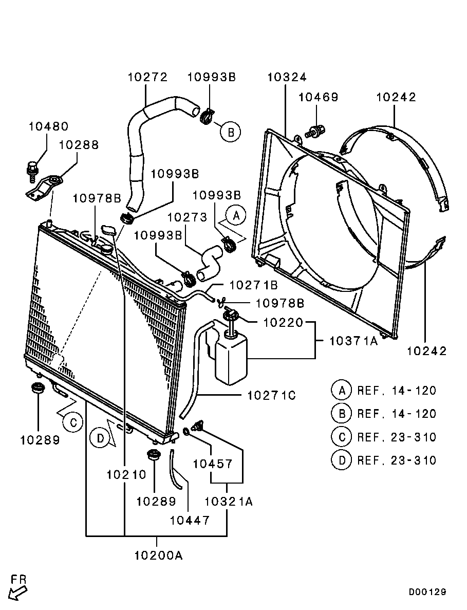 Mitsubishi MR968532 - Tapa, radiador parts5.com