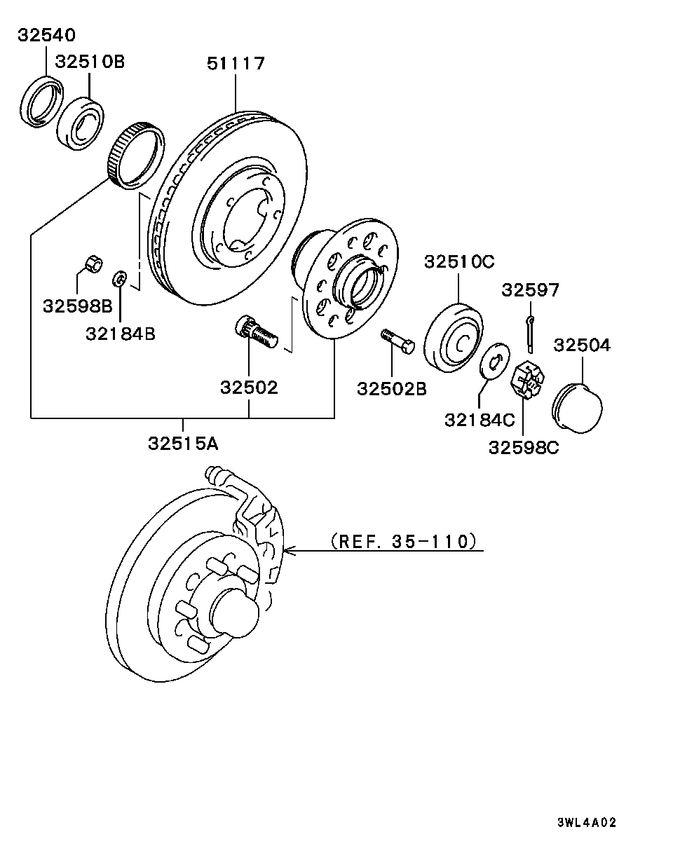 NISSAN MT14 1132 - Pyöränlaakerisarja parts5.com