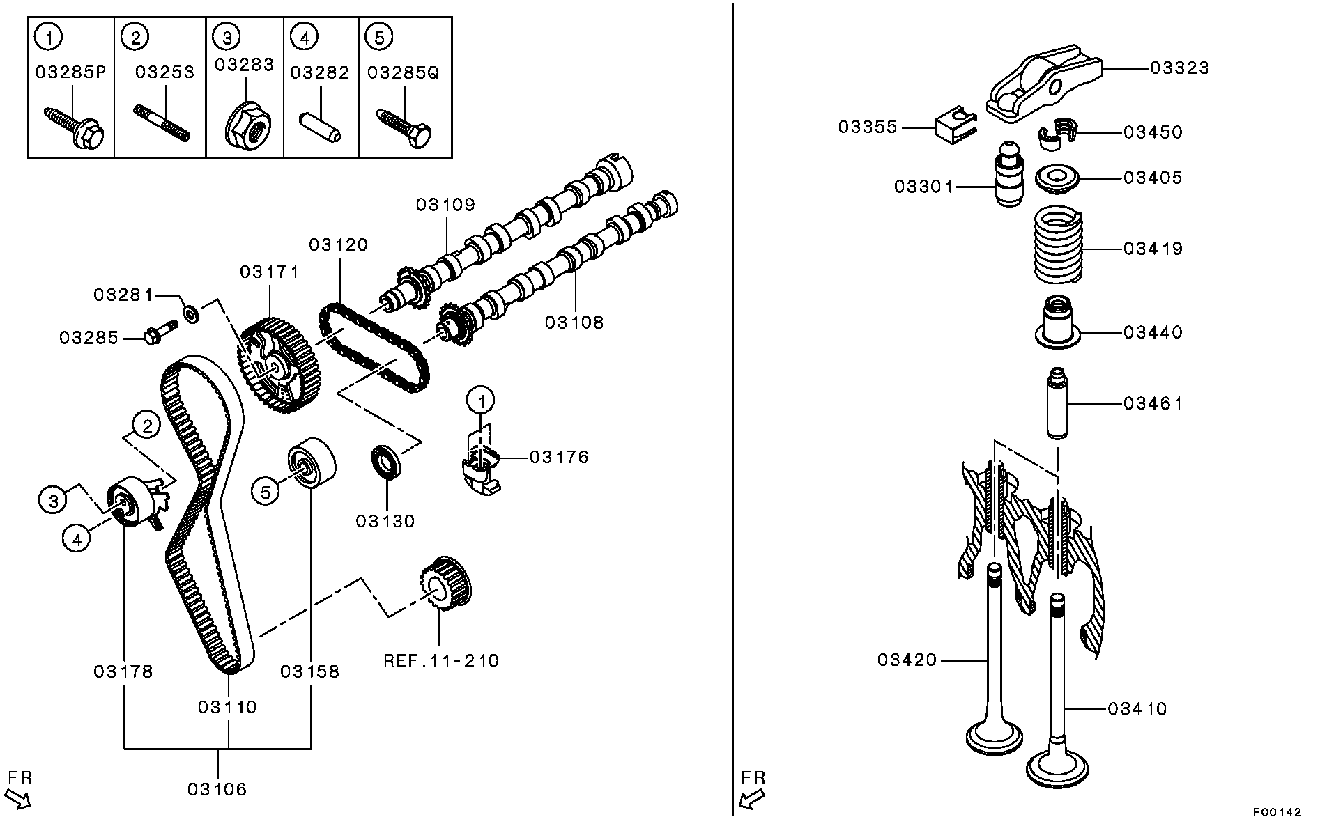 Mitsubishi MN982140 - Culbutor, tren supape parts5.com