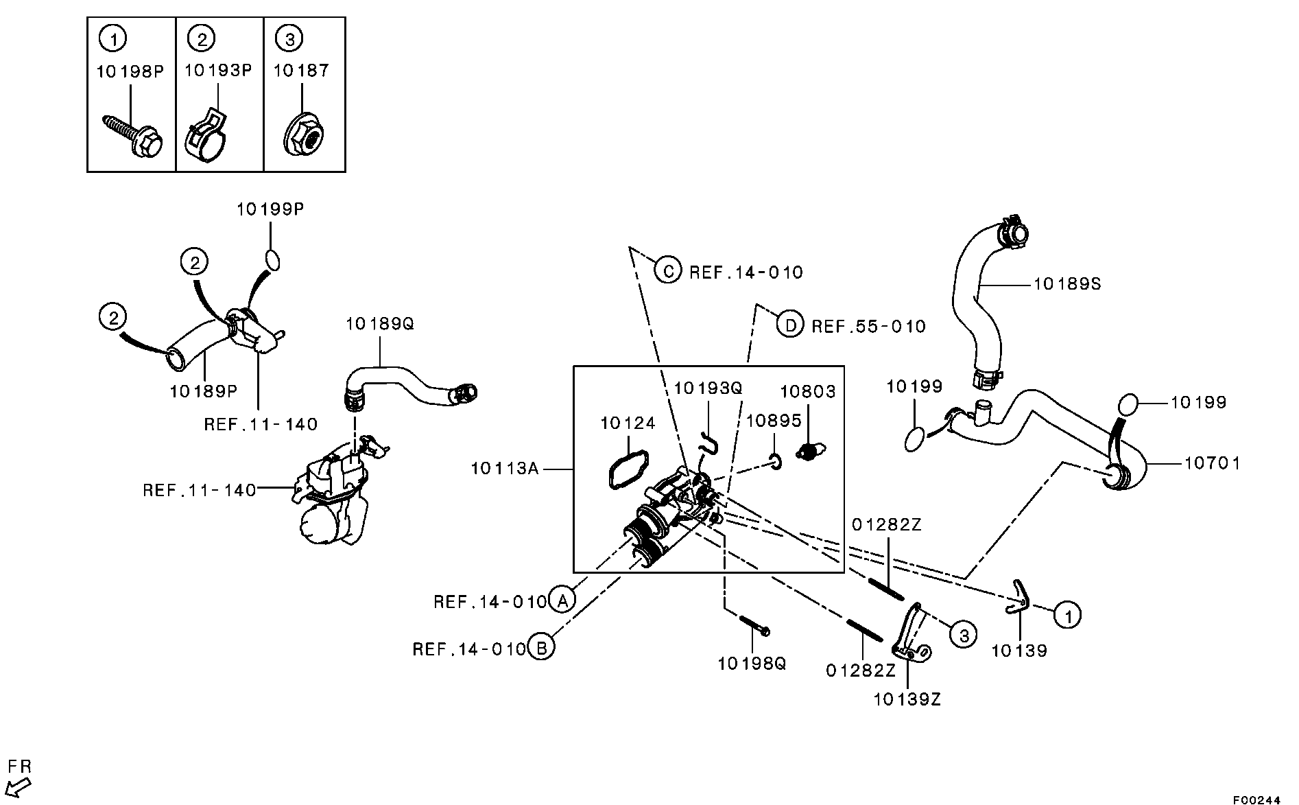 Mitsubishi MN-982202 - Sensor, Kühlmitteltemperatur parts5.com